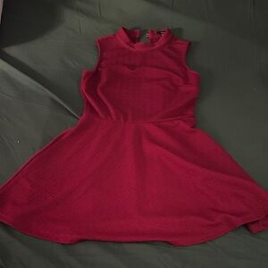 Forever 21 Red Sleeveless Mini Dress